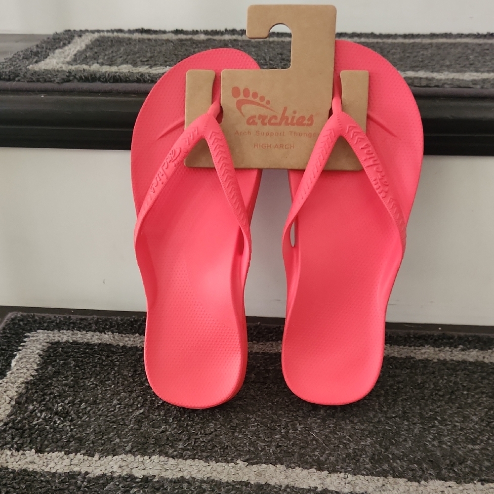 Women's Archie's Vibrant Coral Sandals